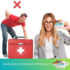 PH Advantage assorted bandages and gauze pads for quick wound care.
