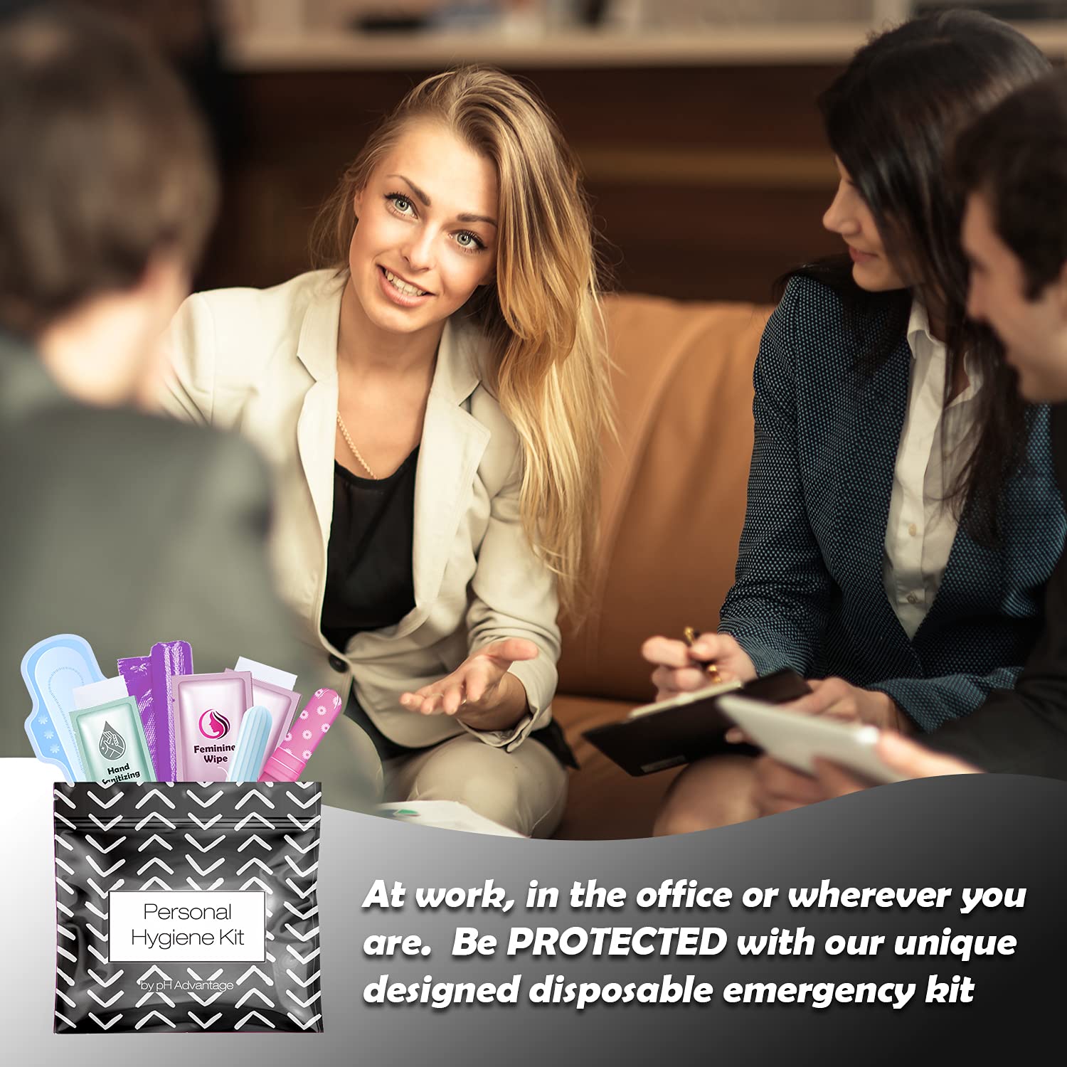 pH Advantage Black Treads compact essentials kit fits in purses or backpacks.