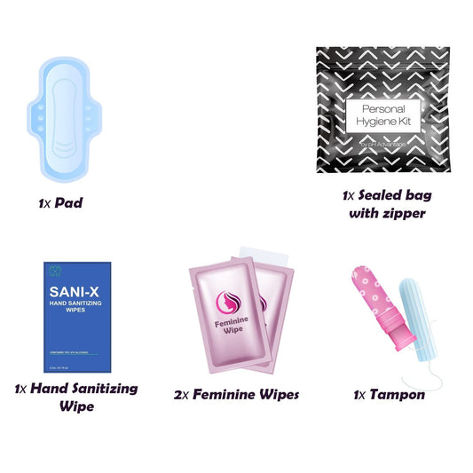 pH Advantage Black Treads kit with individually wrapped essentials for hygiene on the move.