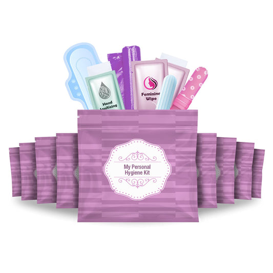 Ph Advantage menstrual kit pack travel compact purple for on-the-go routines