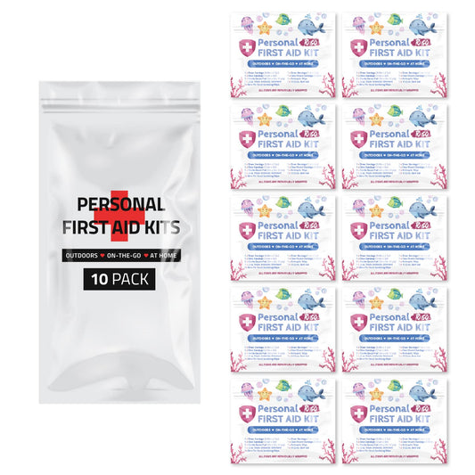 PH Advantage mini travel first aid kit with sea life design for on-the-go care.