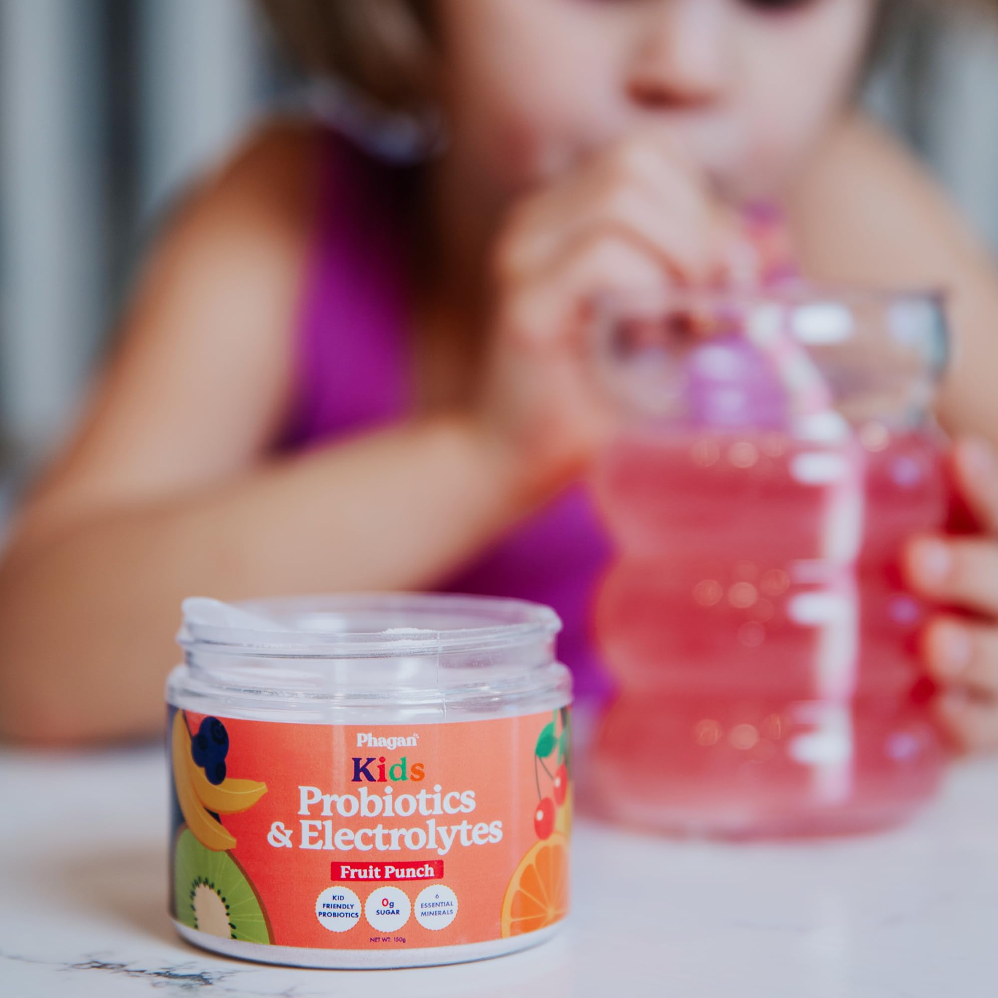 Phagan Kids Himalayan pink salt focus on minerals.