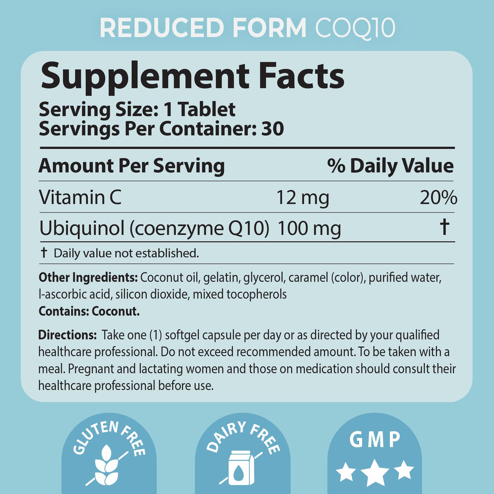 Pharma Nord Bio-Ubiquinol ingredient panel for transparency