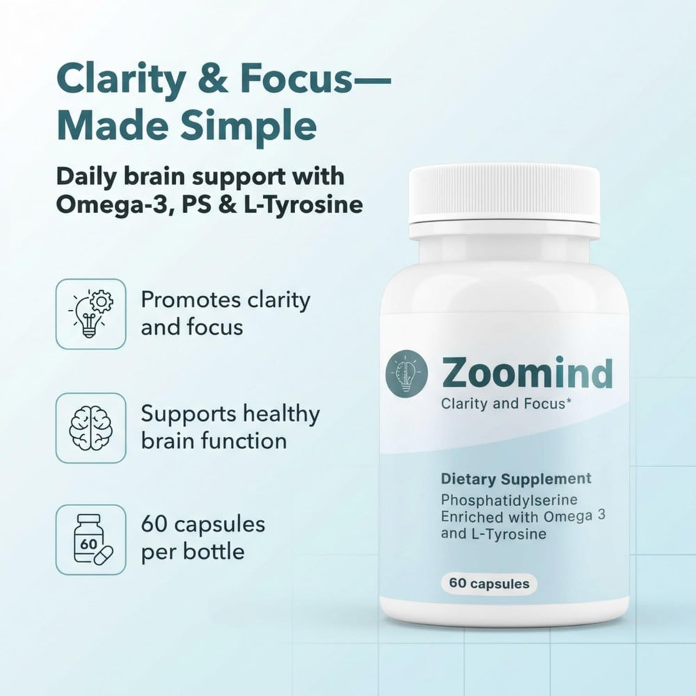 PHARMA SHAUL Zoomind packaging box with clean design.
