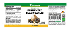 PHARMAKON black garlic capsules pour; easy daily intake.