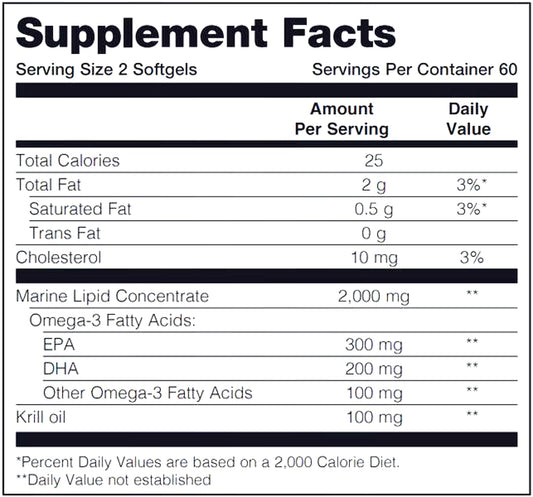 Pharmanex Marine Omega softgels being poured, easy daily omega-3 intake