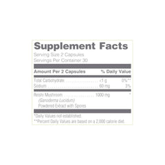 Pharmanex ReishiMax GLp capsules close-up for convenient daily immune support.