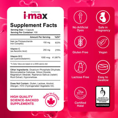 Pharmaris i-Max packaging on table beside breakfast