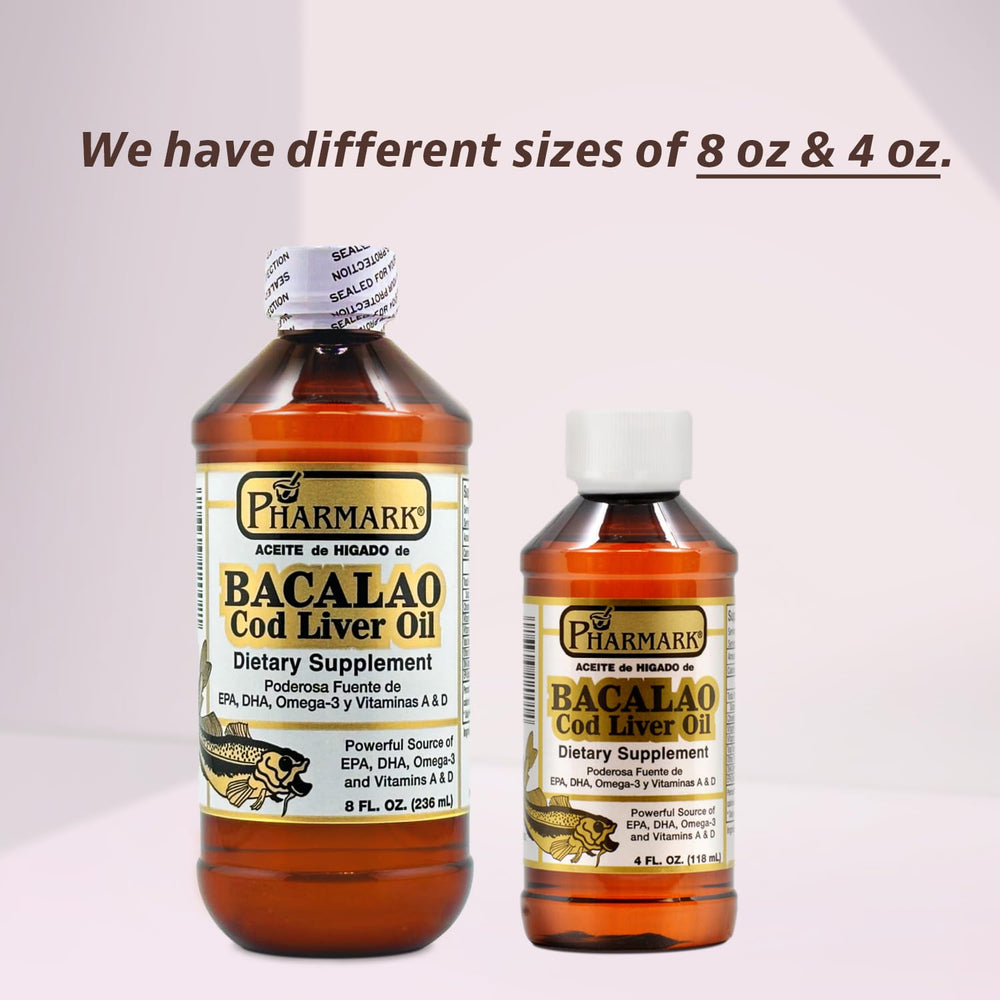 Pharmark cod liver oil ingredients label: transparent information