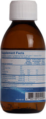 Pharmax Ultra EPA/DHA Liquid label close-up highlighting omega-3 blend for heart-supporting benefits.