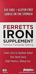 Pharmics Ferretts bottle front highlights daily iron support