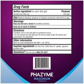 Phazyme Maximum Strength cherry-flavor graphic for pleasant use