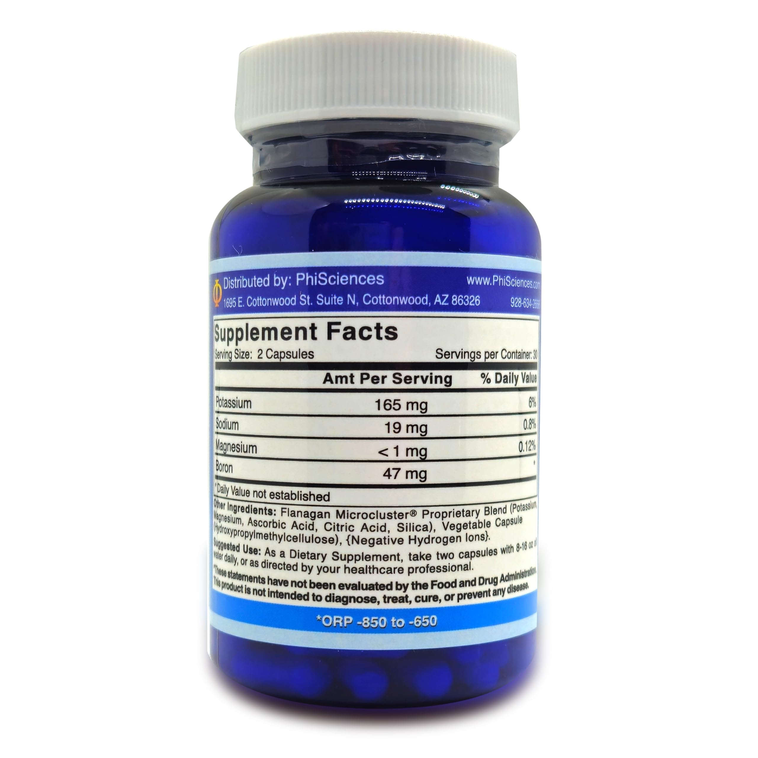 Phi Sciences MegaHydrate capsules close-up highlighting easy daily supplement use