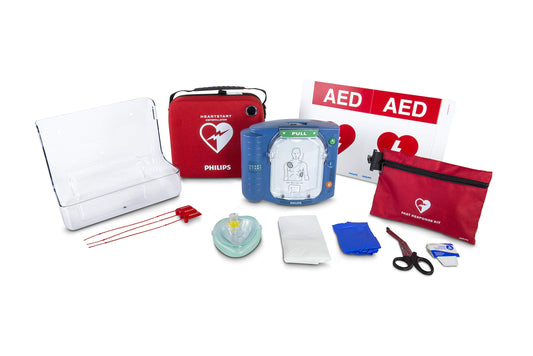 Philips HeartStart OnSite AED case for quick, portable access