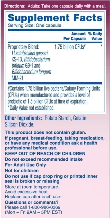 Phillips' Colon Health pack of 3 capsules demonstrates convenient daily use.