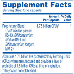 Phillips' Colon Health ingredients panel shows probiotic strains and labeling.