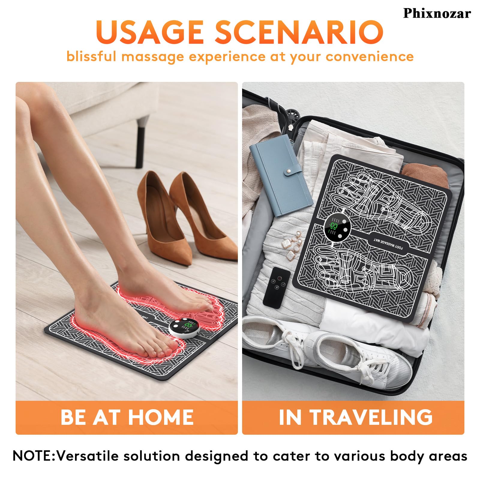Phixnozar waterproof PU leather surface for durability and easy cleaning