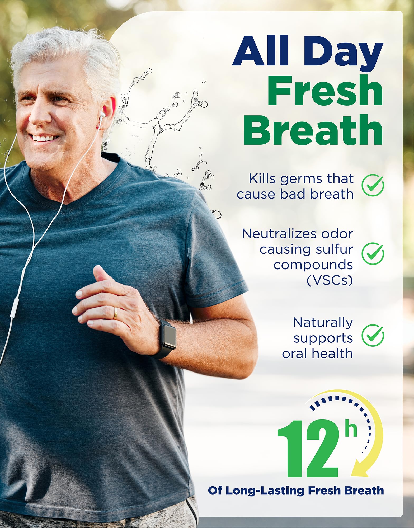 PHS Brands Prevention mouthwash label detail highlights fluoride-free formula