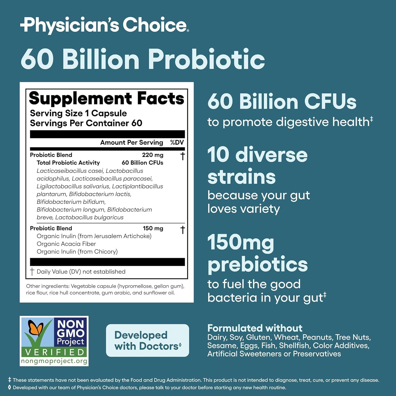 Physician's CHOICE in a morning routine for gut comfort.