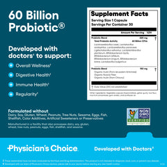 Physician's CHOICE Bloat Gas Probiotic for in-the-moment relief.
