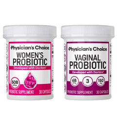 Physician's CHOICE Feminine Power Duo Bundle front label for daily feminine health.