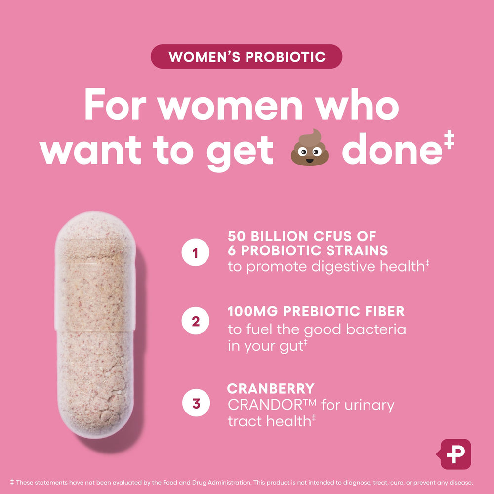 Physician's CHOICE Probiotics shelf-stable bottle signals reliable storage.