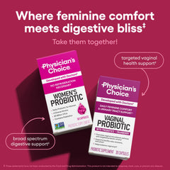 Graphic of six strains emphasizing target women's health benefits.