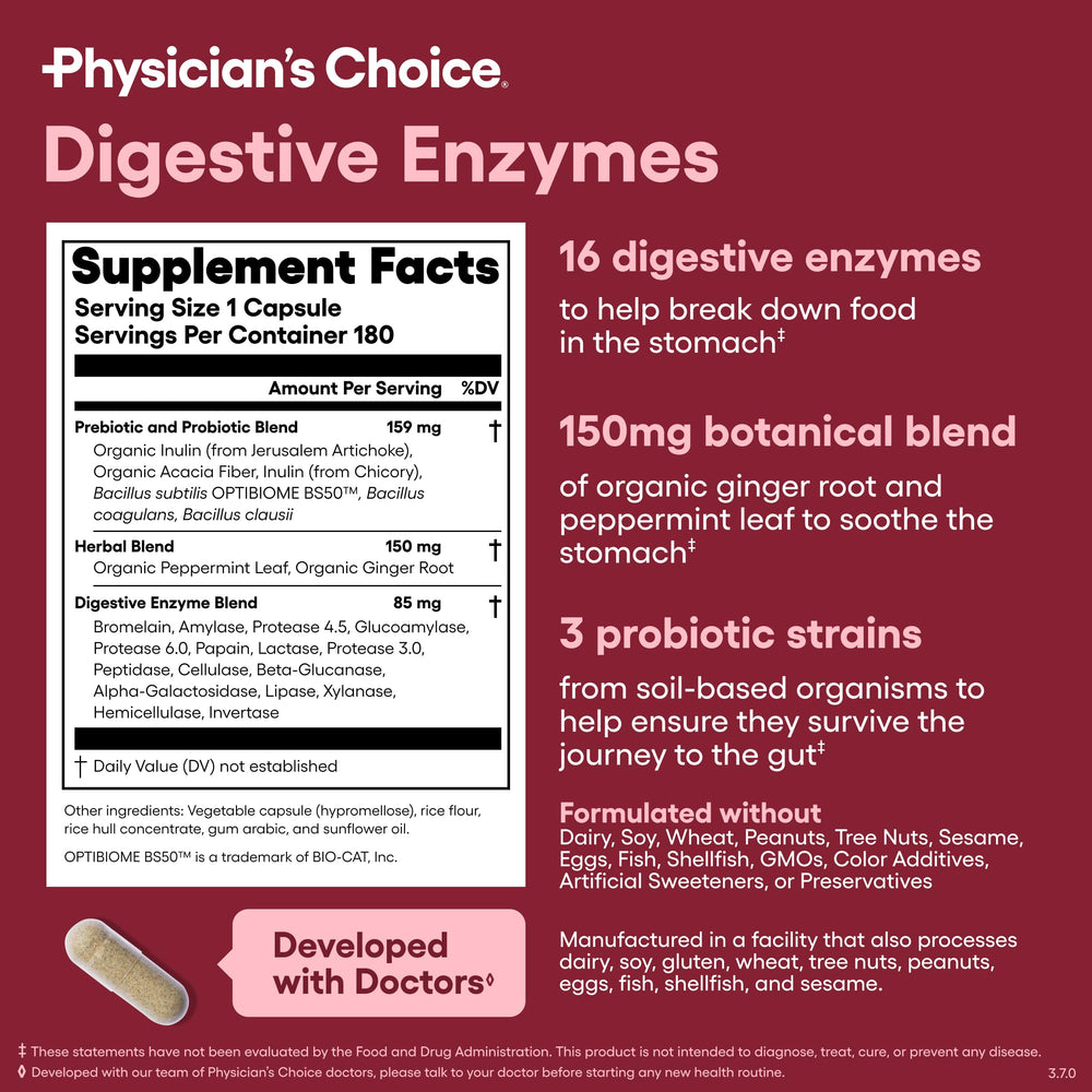 Physician's CHOICE USA-made bottle emphasizes safety and quality control