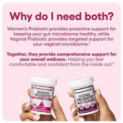 Physician's CHOICE womens probiotic bottle highlights gut health alongside urinary wellness.