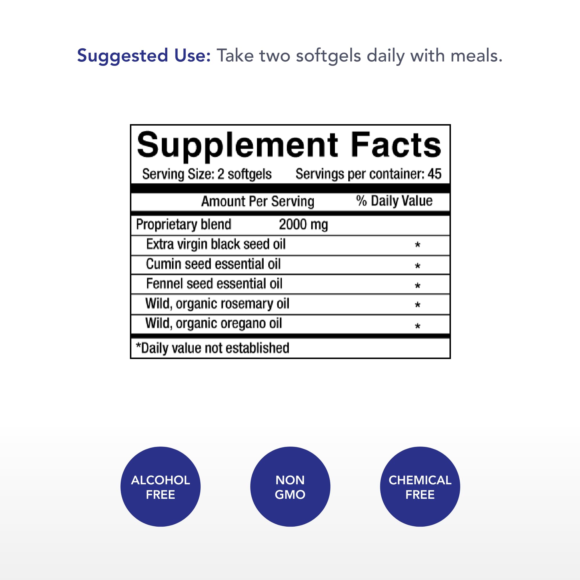 Physician's Strength softgels close-up highlighting fresh, cold-pressed oil.