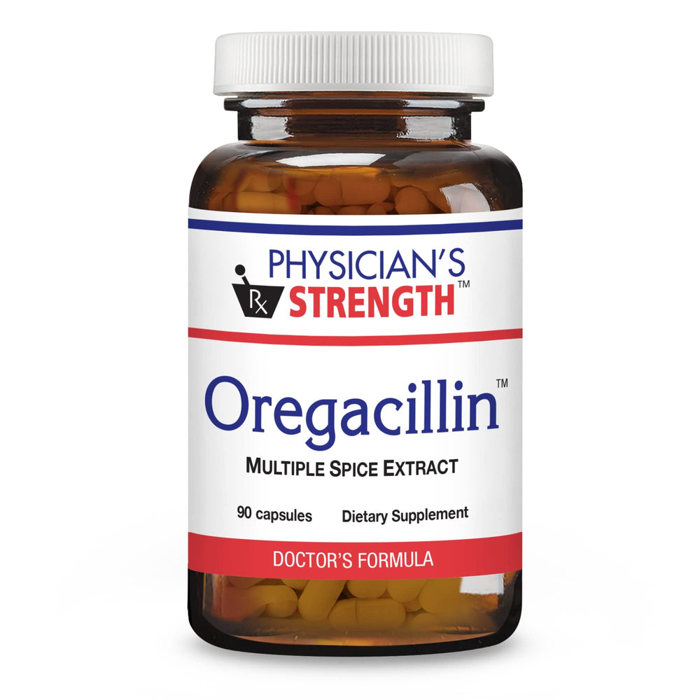 Physician's Strength Oregacillin bottle ready for daily use in respiratory support routines.