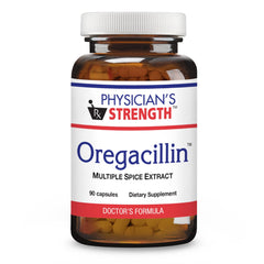 Physician's Strength Oregacillin bottle ready for daily use in respiratory support routines.