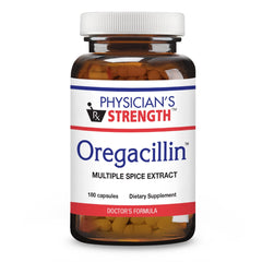 Physician's Strength Oregacillin capsules in bottle for daily respiratory support