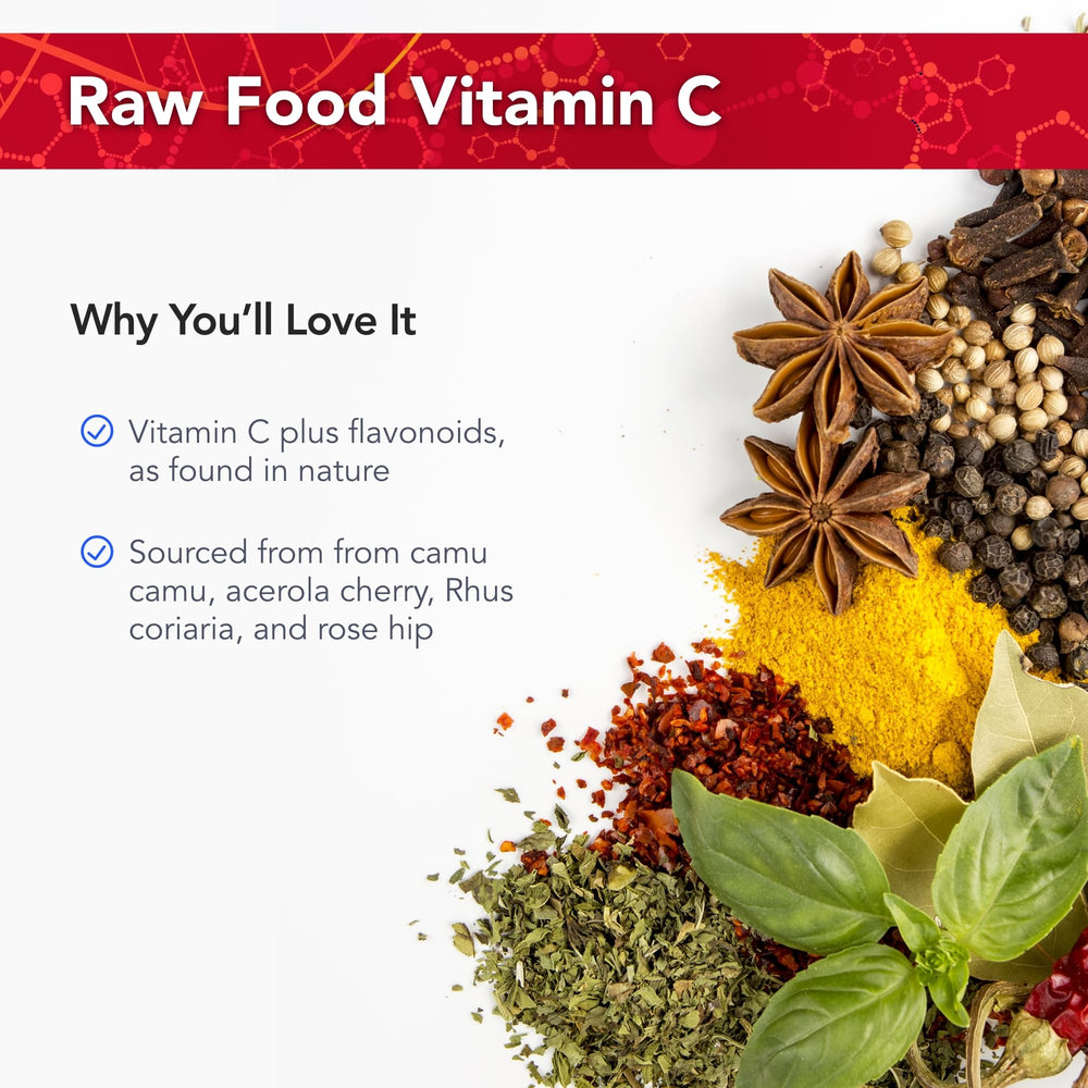 Power-C camu camu fruit powder close-up indicating natural vitamin C source