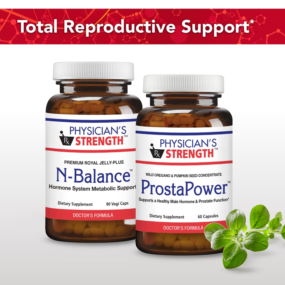 Physician's Strength ProstaPower wild herbs highlight antioxidant blend.