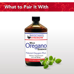 Physician's Strength AdrenoPower packaging highlights wild Mediterranean spice blend.