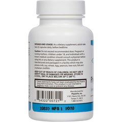 PhysioTru Physio Flora capsules show probiotic and prebiotic blend for digestion.