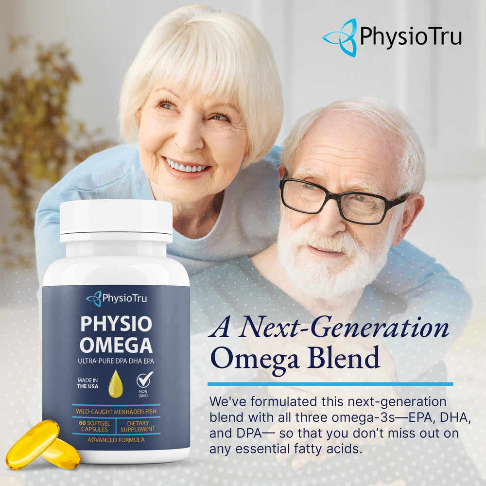 Sustainably sourced wild-caught Menhaden used in Physio Omega supplement.