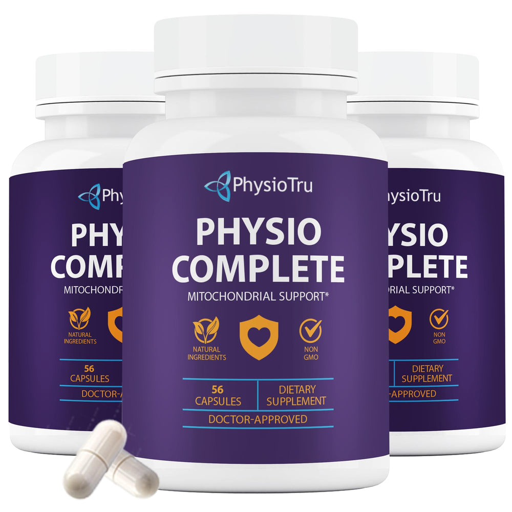 PhysioTru CoQ10 bottle ready for daily energy support