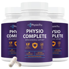 PhysioTru CoQ10 bottle ready for daily energy support
