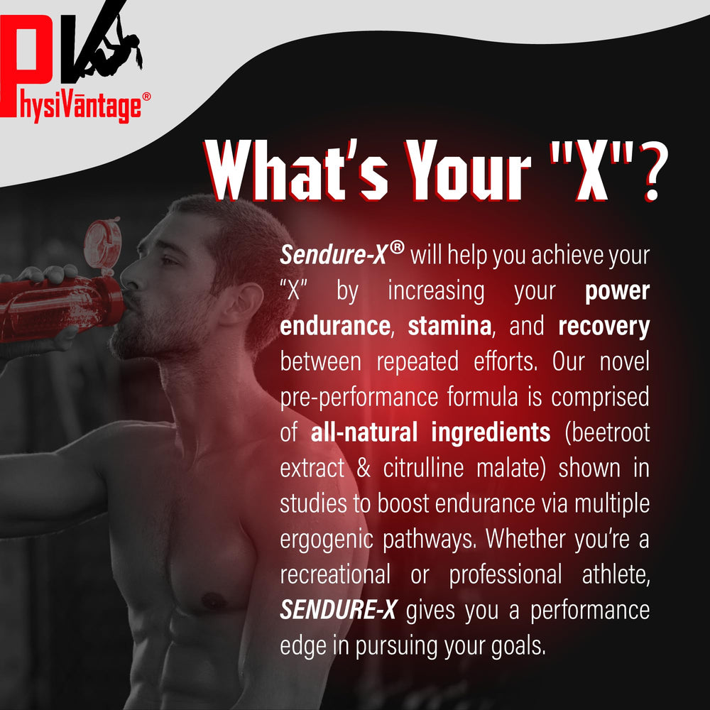 PhysiVantage Sendure-X Wild Berry ready-to-drink mix with crisp berry aroma.