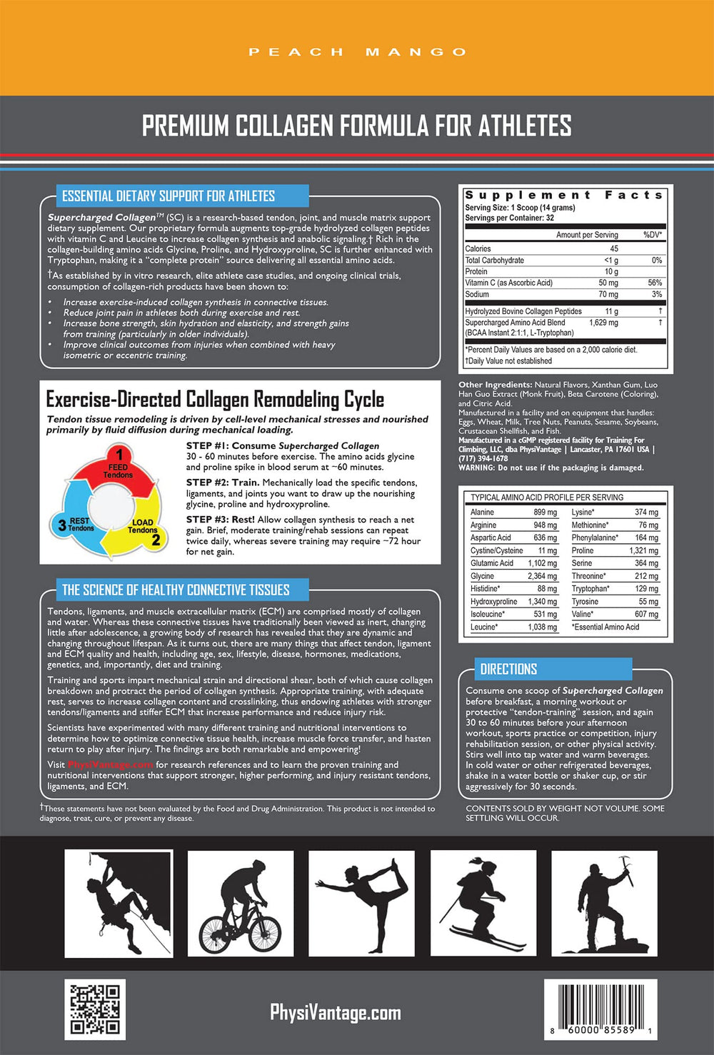 Physiovantage USA-made label signals quality and domestic production standards.