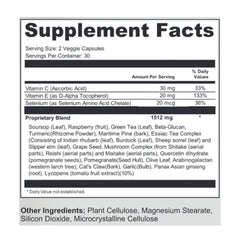 Phytage Labs MycoSoothe label detail with key ingredients list.