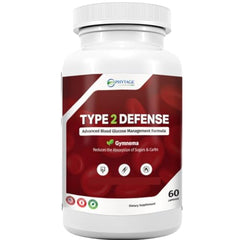 Phytage Labs natural blood sugar support bottle with daily capsules for balanced wellness.