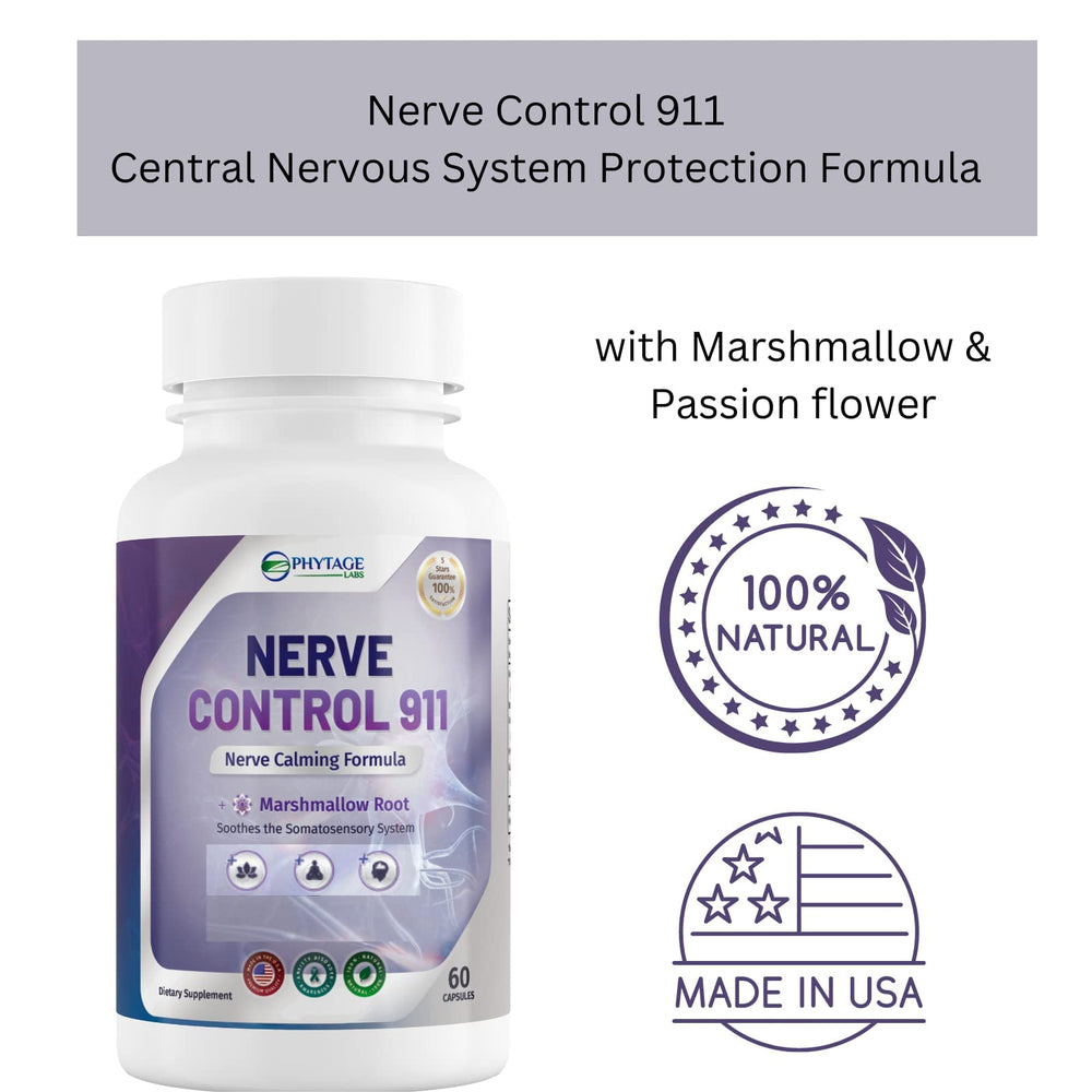Phytage Labs Nerve Control 911 passionflower ingredient closeup
