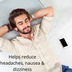 Phytage Labs Tinnitus 911 in-use lifestyle scene suggests calm moments