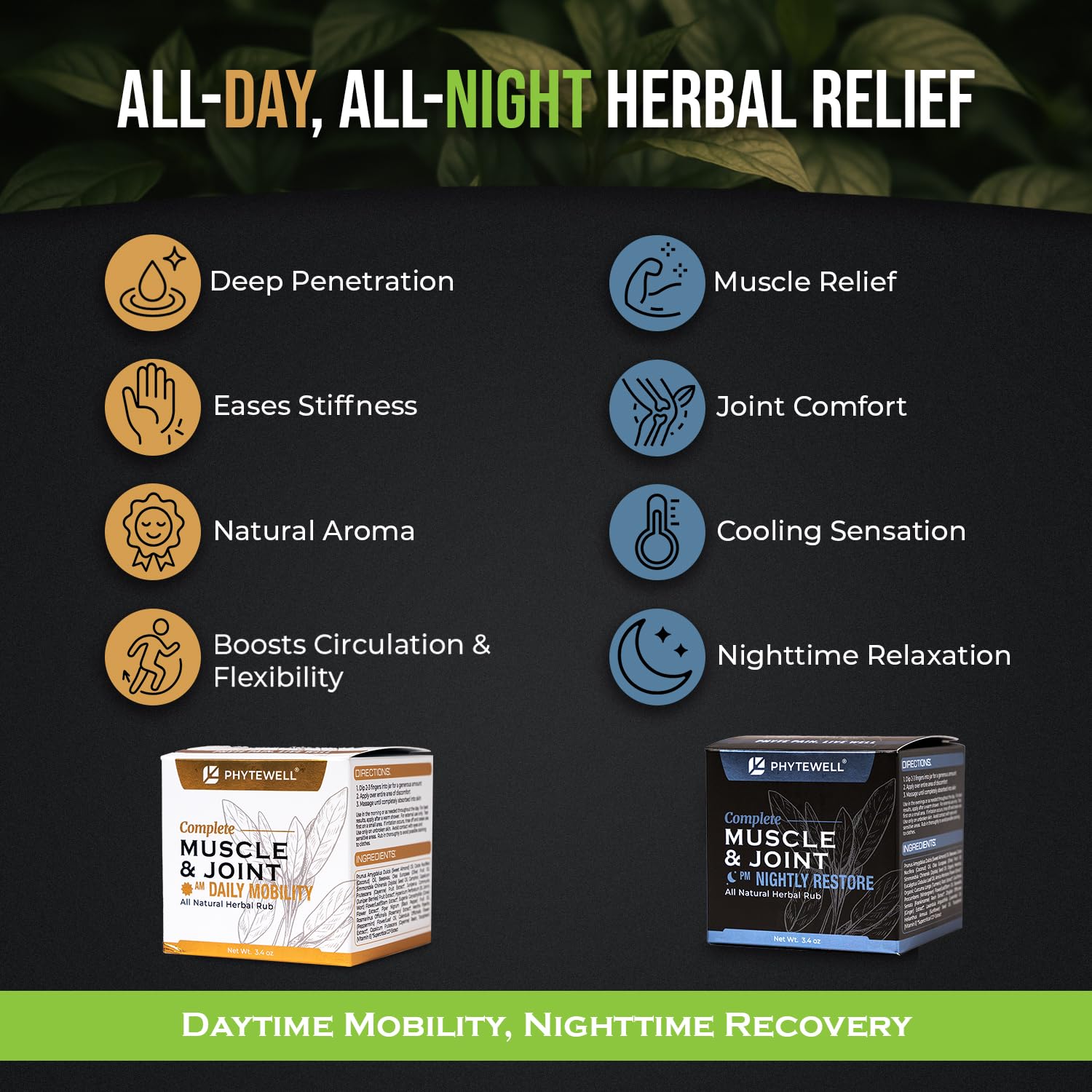 PHYTEWELL CO2-extraction highlights a clean, potent formula.