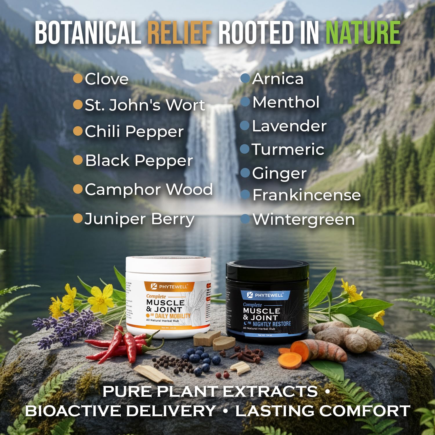 PHYTEWELL travel-pack compact for on-the-go relief.