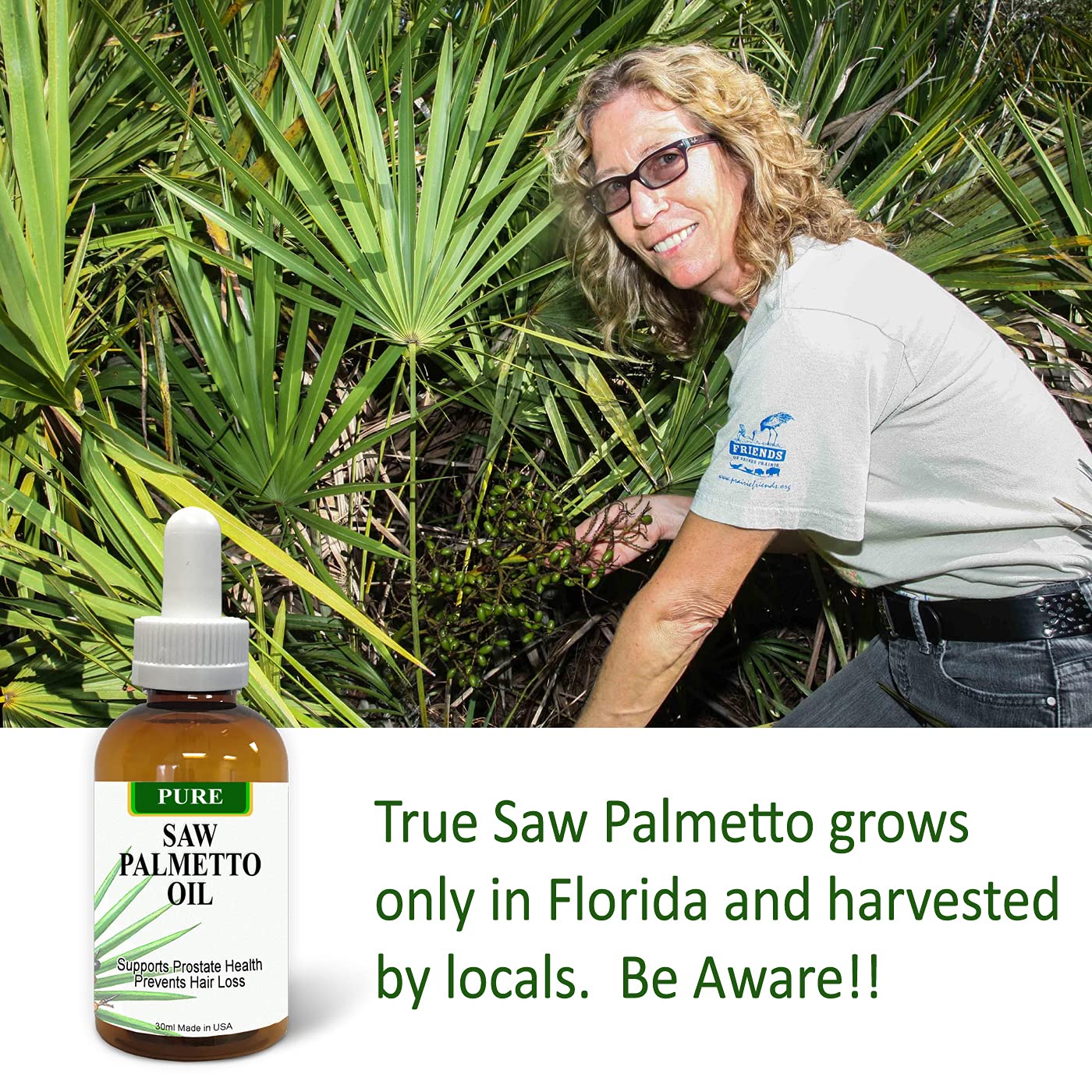 PHYTO LIFE Pure Saw Palmetto Oil pour shows mess-free application