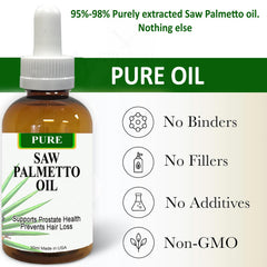 PHYTO LIFE Saw Palmetto Oil with dropper for precise dosing